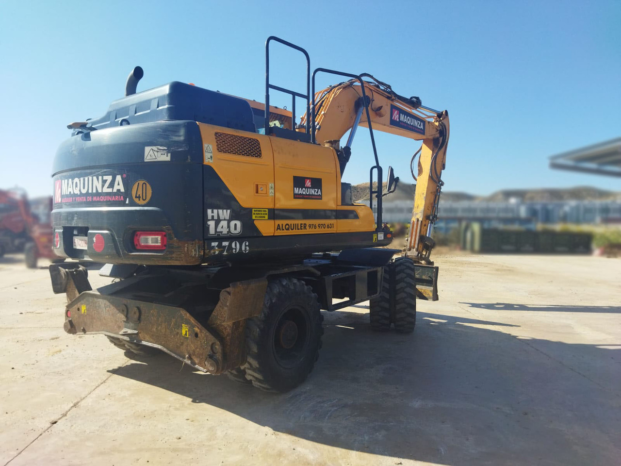 HYUNDAI HW140 - حفارة دولاب: صورة 2 HYUNDAI HW140 - حفارة دولاب: صورة 2