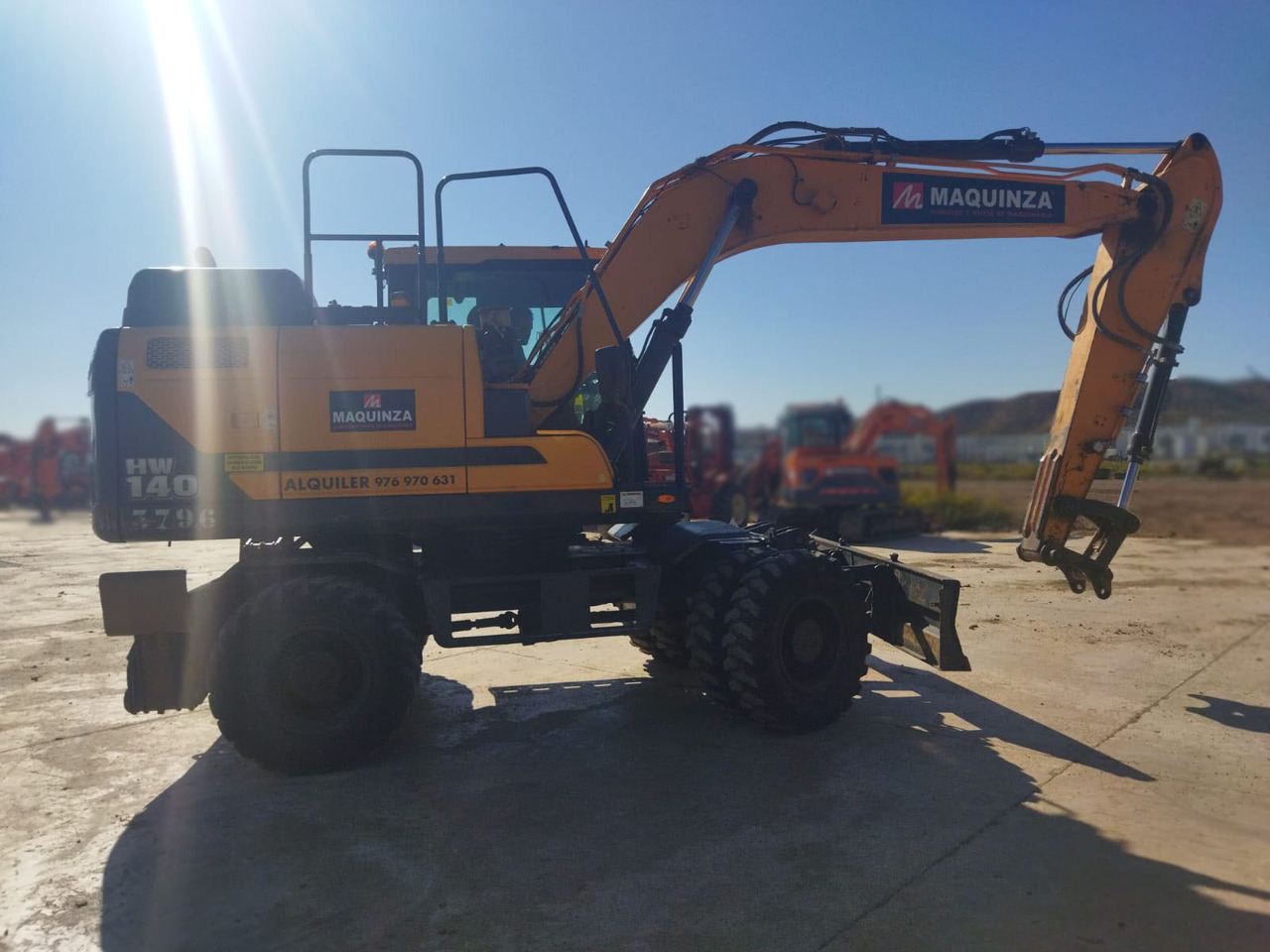 HYUNDAI HW140 - حفارة دولاب: صورة 3 HYUNDAI HW140 - حفارة دولاب: صورة 3
