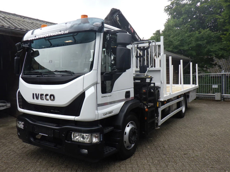 Iveco EuroCargo 140 250 / 6 cilinder / Manual / Bladgeveerd / Hiab X-HIDUO 158 / Radiografisch / Drilling / Winch - شاحنة كرين: صورة 1 Iveco EuroCargo 140 250 / 6 cilinder / Manual / Bladgeveerd / Hiab X-HIDUO 158 / Radiografisch / Drilling / Winch - شاحنة كرين: صورة 1