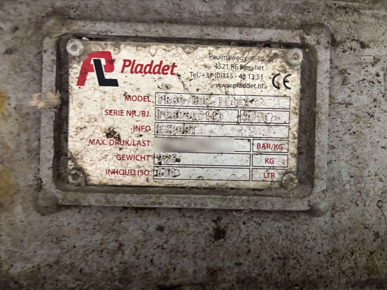 Pladdet PRG 3-600 - كُلَّاب: صورة 3 Pladdet PRG 3-600 - كُلَّاب: صورة 3