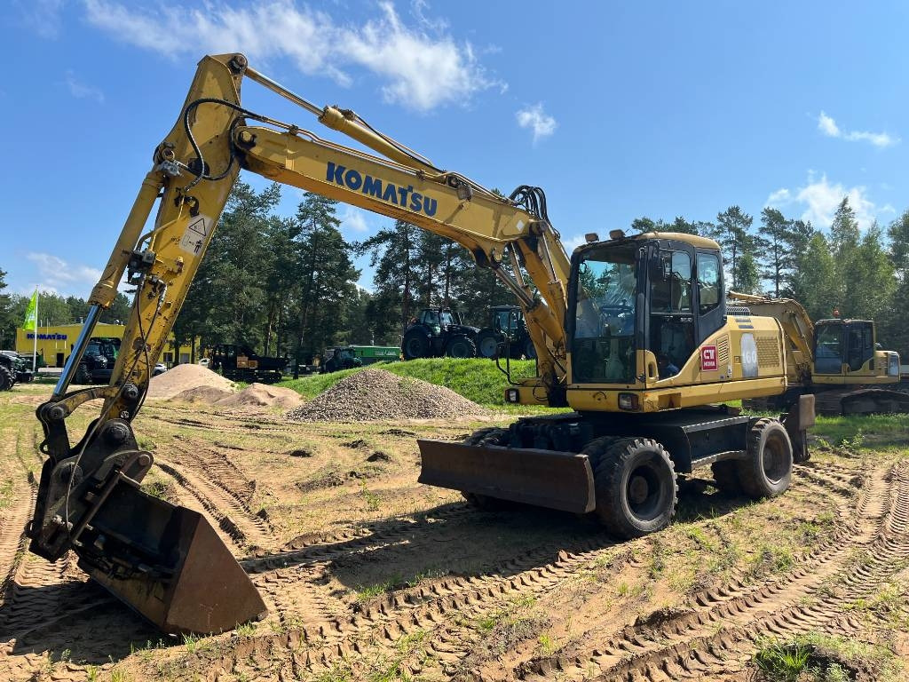 Komatsu PW 160-7 - حفارة دولاب: صورة 1 Komatsu PW 160-7 - حفارة دولاب: صورة 1