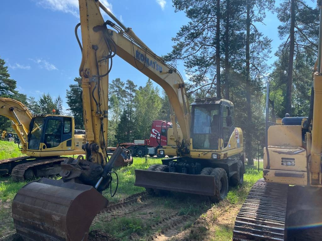 Komatsu PW 160-7  - حفارة دولاب: صورة 3 Komatsu PW 160-7  - حفارة دولاب: صورة 3