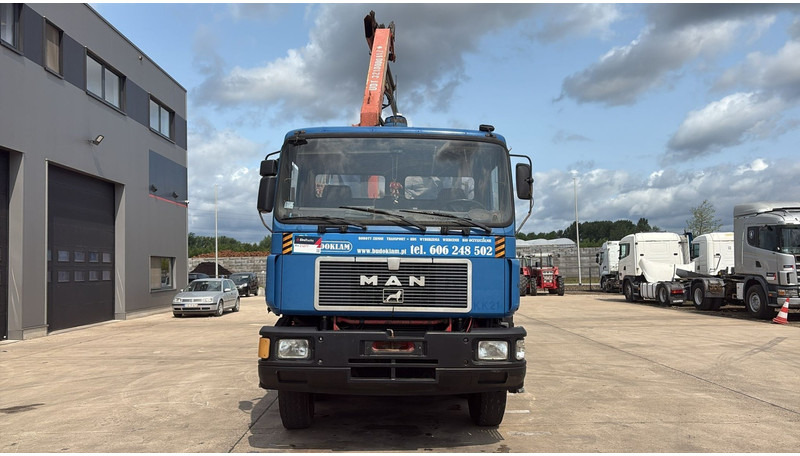 MAN 35.362 (6 CYLINDER / MANUAL PUMP / 8X4 / FALFINGER CRANE PK80 / STEEL SUSP.) - شاحنة قلاب, شاحنة كرين: صورة 2 MAN 35.362 (6 CYLINDER / MANUAL PUMP / 8X4 / FALFINGER CRANE PK80 / STEEL SUSP.) - شاحنة قلاب, شاحنة كرين: صورة 2