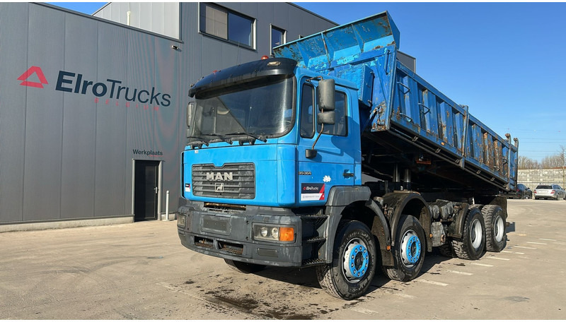 MAN 35.364 (STEEL SUSP. / 6 CYLINDER / BIG AXLE / EURO 2 / MEILLER TIPPER) - شاحنة قلاب: صورة 1 MAN 35.364 (STEEL SUSP. / 6 CYLINDER / BIG AXLE / EURO 2 / MEILLER TIPPER) - شاحنة قلاب: صورة 1
