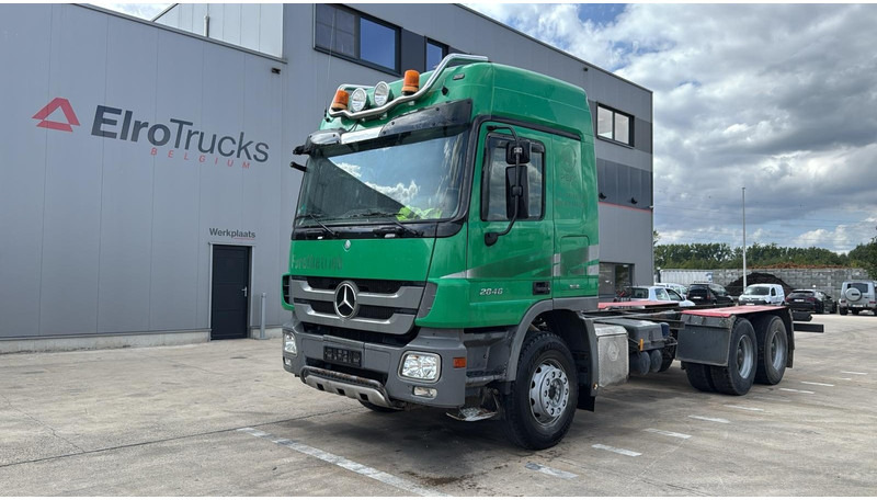 Mercedes-Benz Actros 2646 (LAMES / V6 / GRAND PONT / STEEL SUSP / MP3 / BOITE MANUELLE) - شاحنة هيكل كابينة: صورة 1 Mercedes-Benz Actros 2646 (LAMES / V6 / GRAND PONT / STEEL SUSP / MP3 / BOITE MANUELLE) - شاحنة هيكل كابينة: صورة 1
