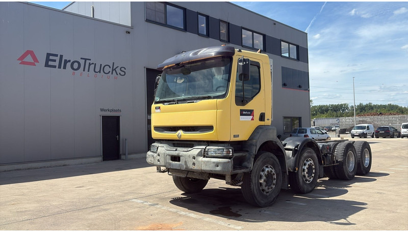 Renault KERAX 420 (BOITE MANUELLE / 8X4 / LAMES / MANUAL GEARBOX) - شاحنة هيكل كابينة: صورة 1 Renault KERAX 420 (BOITE MANUELLE / 8X4 / LAMES / MANUAL GEARBOX) - شاحنة هيكل كابينة: صورة 1
