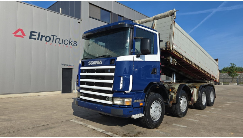 Scania 124-420 (BIG AXLE / GRAND PONT / LAMES / STEEL SUSP. / MANUAL GEARBOX / BOITE MANUELLE) - شاحنة قلاب: صورة 1 Scania 124-420 (BIG AXLE / GRAND PONT / LAMES / STEEL SUSP. / MANUAL GEARBOX / BOITE MANUELLE) - شاحنة قلاب: صورة 1