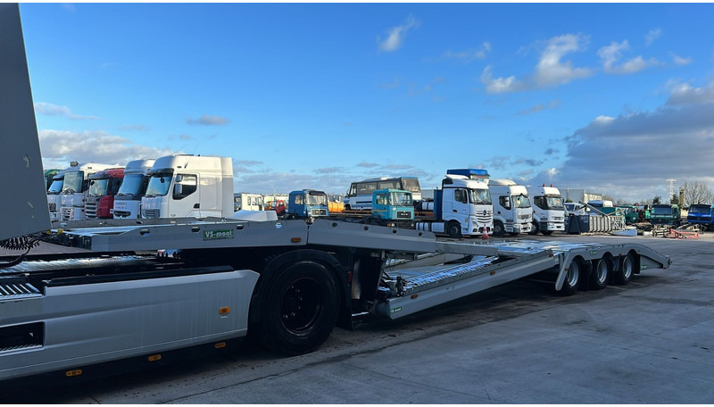 VS-MONT VSAT02 (BELGIAN TRAILER IN PERFECT CONDITION / TRUCK LOADING) - عربة منخفضة مسطحة نصف مقطورة: صورة 1 VS-MONT VSAT02 (BELGIAN TRAILER IN PERFECT CONDITION / TRUCK LOADING) - عربة منخفضة مسطحة نصف مقطورة: صورة 1