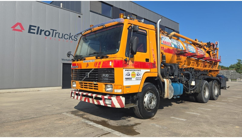 Volvo FL 10 - 320 (10500L + 1500L / 10 TYRES FULL STEEL / HIGH PRESSURE + VACUUM / POMPE MANUELLE / MANUAL PUMP) - شاحنة الشفط: صورة 1 Volvo FL 10 - 320 (10500L + 1500L / 10 TYRES FULL STEEL / HIGH PRESSURE + VACUUM / POMPE MANUELLE / MANUAL PUMP) - شاحنة الشفط: صورة 1