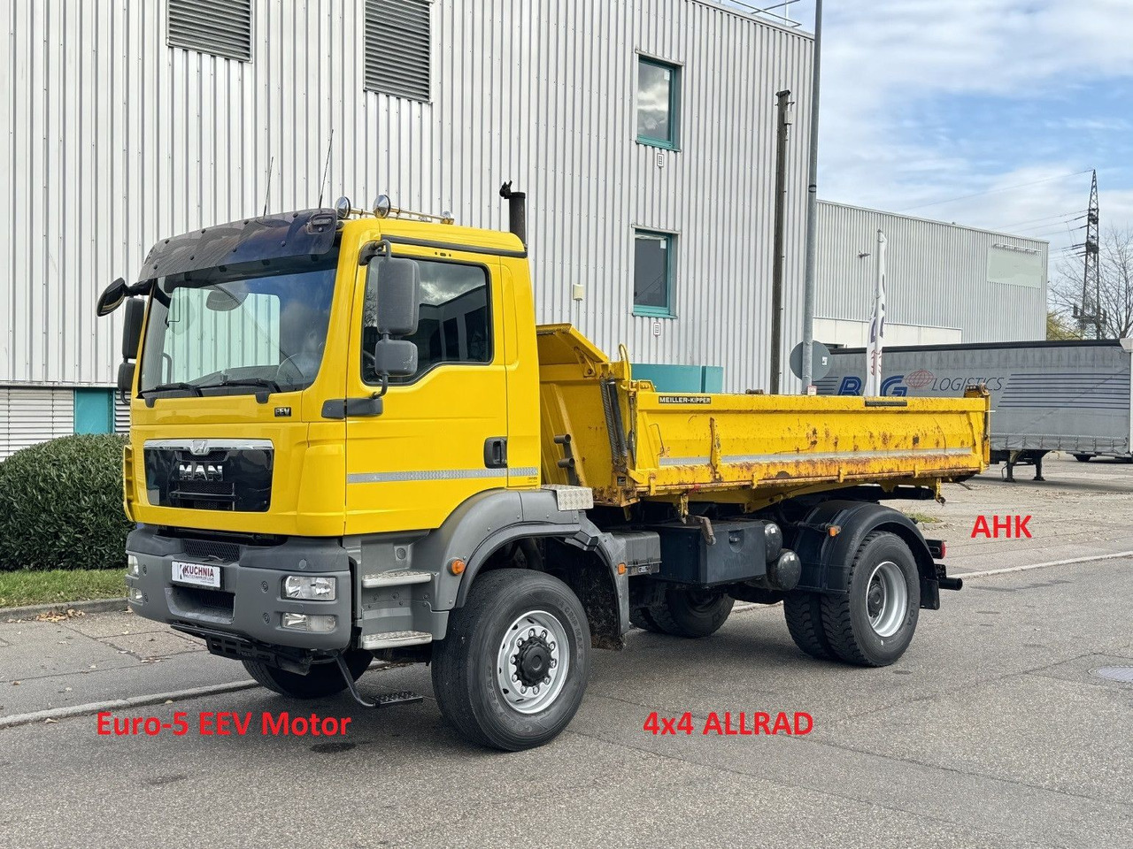 MAN TGM 18.340 4x4 ALLRAD MEILLER 3-S Kipper AHK - شاحنة قلاب: صورة 1 MAN TGM 18.340 4x4 ALLRAD MEILLER 3-S Kipper AHK - شاحنة قلاب: صورة 1