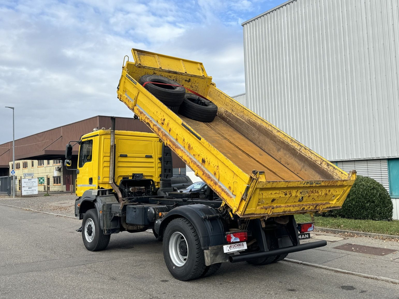 شاحنة قلاب MAN TGM 18.340 4x4 ALLRAD MEILLER 3-S Kipper AHK: صورة 11