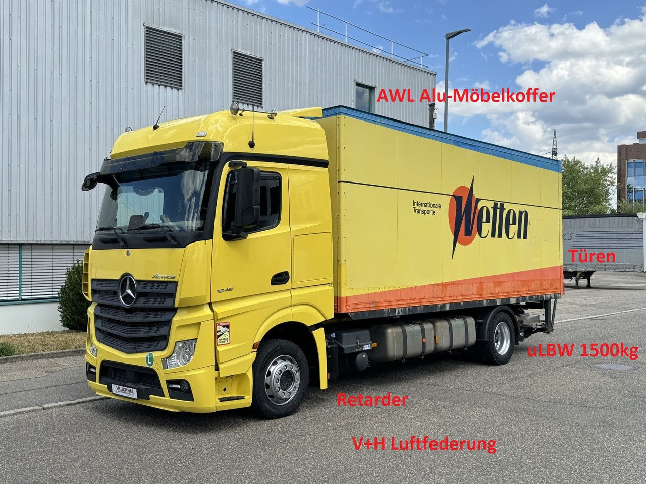 Mercedes-Benz Actros 1848 LL Gr.Haus AWL-Möbelkoffer uLBW - شاحنة مقفلة: صورة 1 Mercedes-Benz Actros 1848 LL Gr.Haus AWL-Möbelkoffer uLBW - شاحنة مقفلة: صورة 1