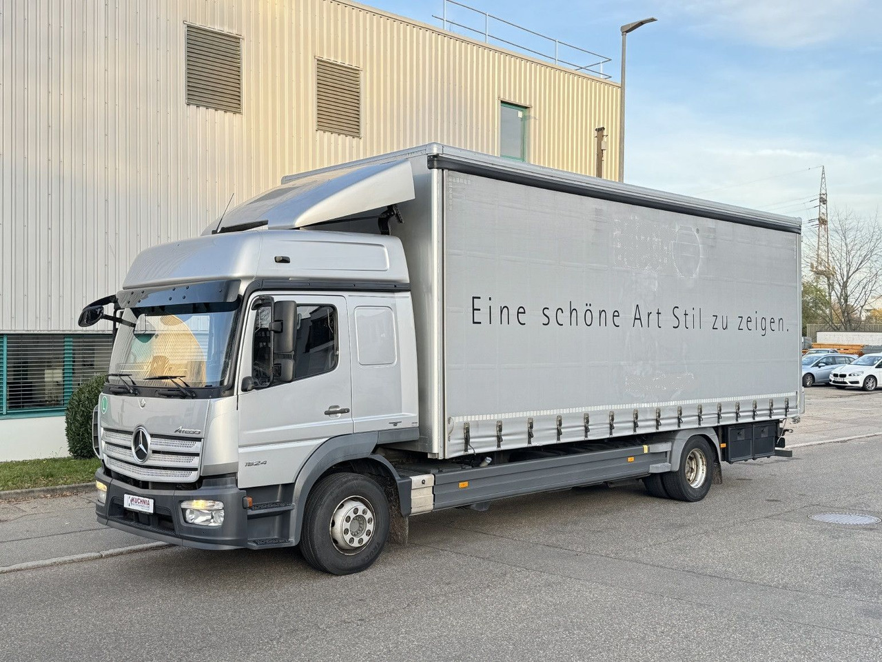 Mercedes-Benz Atego 1524 Alu-Koffer Schiebeplane Gr.Haus ATM - شاحنة مقفلة: صورة 2 Mercedes-Benz Atego 1524 Alu-Koffer Schiebeplane Gr.Haus ATM - شاحنة مقفلة: صورة 2