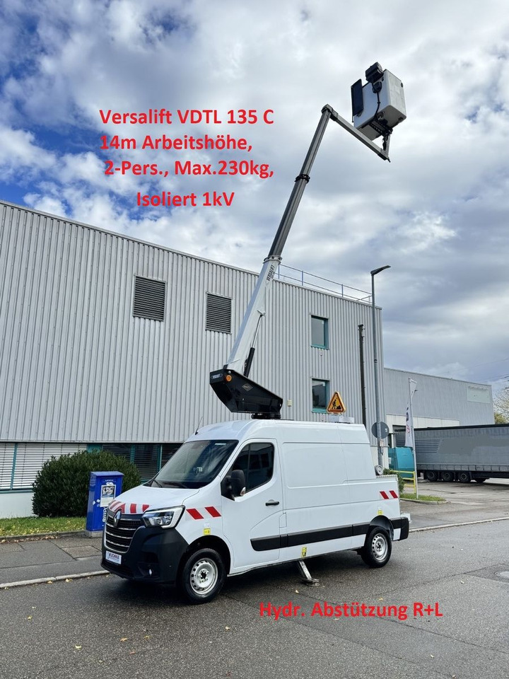 Renault MASTER Versalift VDTL 135 C, 14m 230kg Abstützun - منصة تلسكوبية محمولة على شاحنة: صورة 1 Renault MASTER Versalift VDTL 135 C, 14m 230kg Abstützun - منصة تلسكوبية محمولة على شاحنة: صورة 1