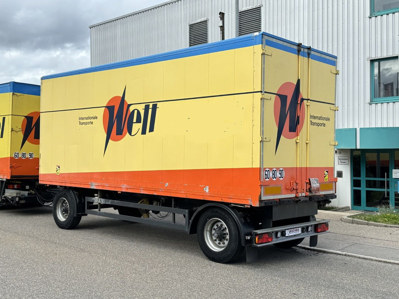 Genkopf 14t Alu-Möbelkoffer 7,1m BPW Luft ZS - مقطورة صندوق مغلق: صورة 1 Genkopf 14t Alu-Möbelkoffer 7,1m BPW Luft ZS - مقطورة صندوق مغلق: صورة 1