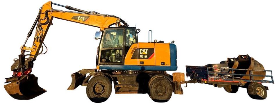 Caterpillar M318F, 2018 ROK, PODPORY + PŁUG, ROTOTILT - حفارة دولاب: صورة 2 Caterpillar M318F, 2018 ROK, PODPORY + PŁUG, ROTOTILT - حفارة دولاب: صورة 2