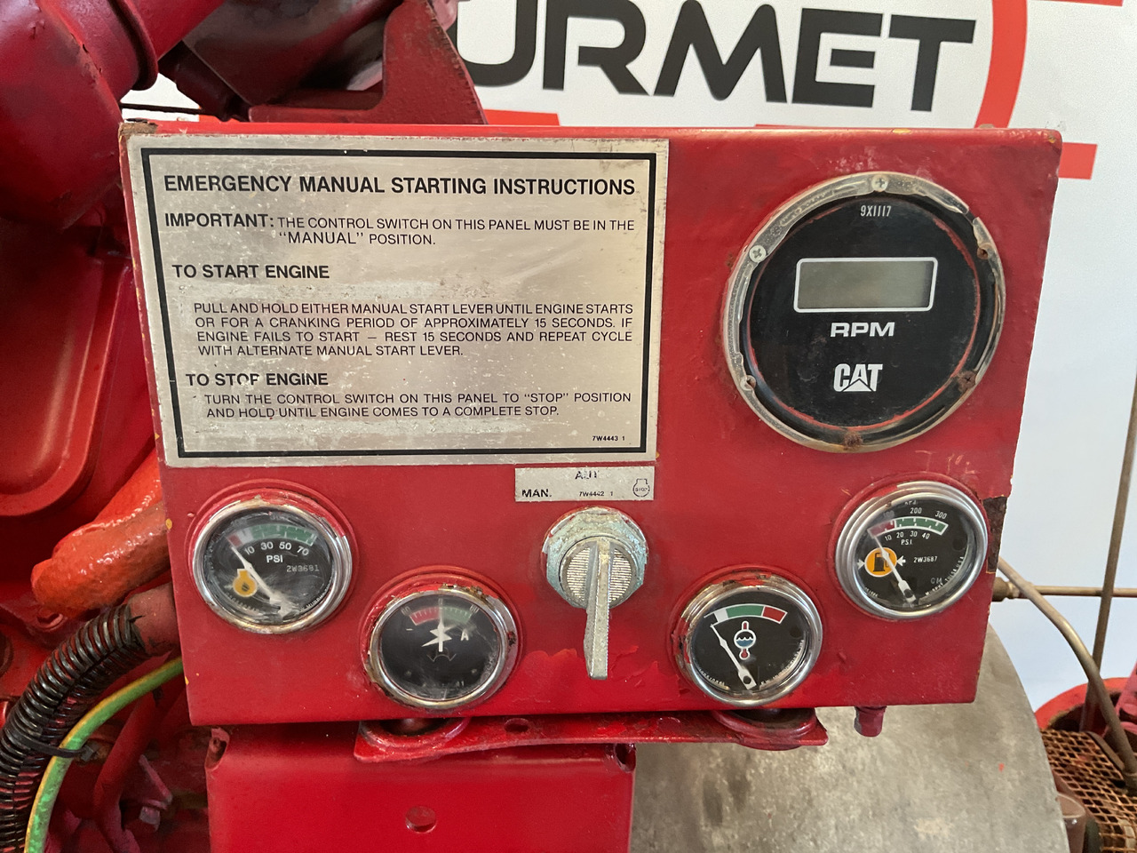 Caterpillar 3412, power unit/waterpump (2) - مضخة مياه: صورة 3 Caterpillar 3412, power unit/waterpump (2) - مضخة مياه: صورة 3