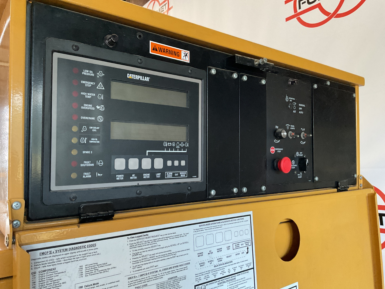 مجموعة المولدات Caterpillar 3512HD, 1275KVA generatorset. Low hours: صورة 6