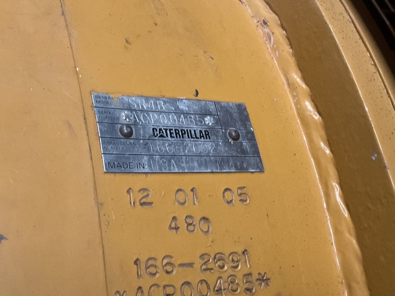 مجموعة المولدات Caterpillar 3512HD, 1275KVA generatorset. Low hours: صورة 10