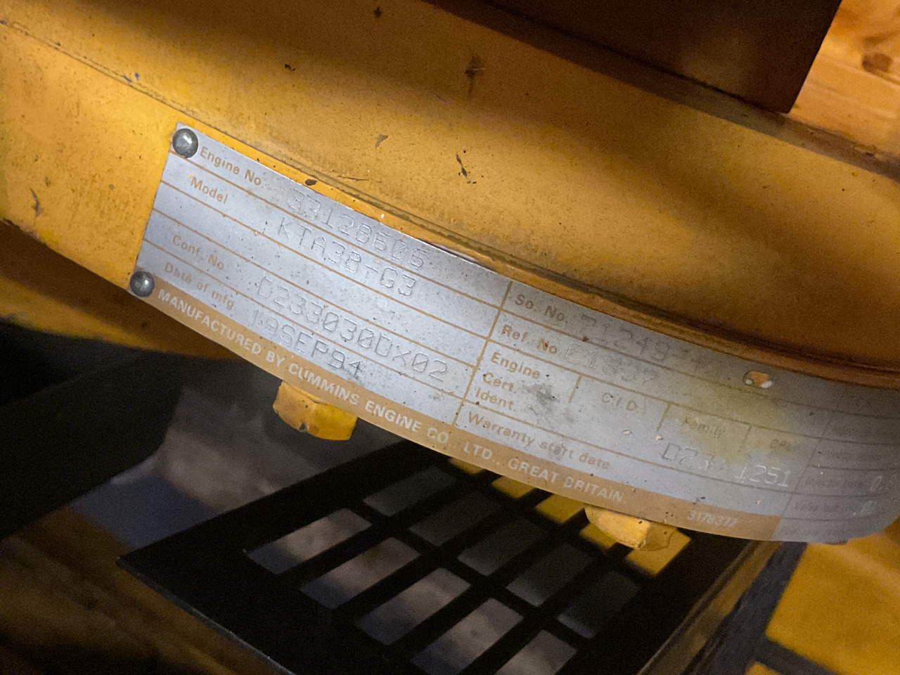 Cummins KTA38G3, 1000KVA Generatorset. Low hours and complete. - مجموعة المولدات: صورة 5 Cummins KTA38G3, 1000KVA Generatorset. Low hours and complete. - مجموعة المولدات: صورة 5