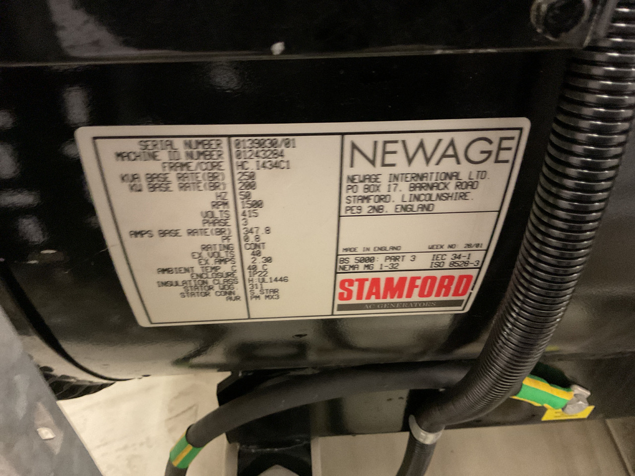 Perkins 250KVA, low standby hours and very complete. - مجموعة المولدات: صورة 5 Perkins 250KVA, low standby hours and very complete. - مجموعة المولدات: صورة 5