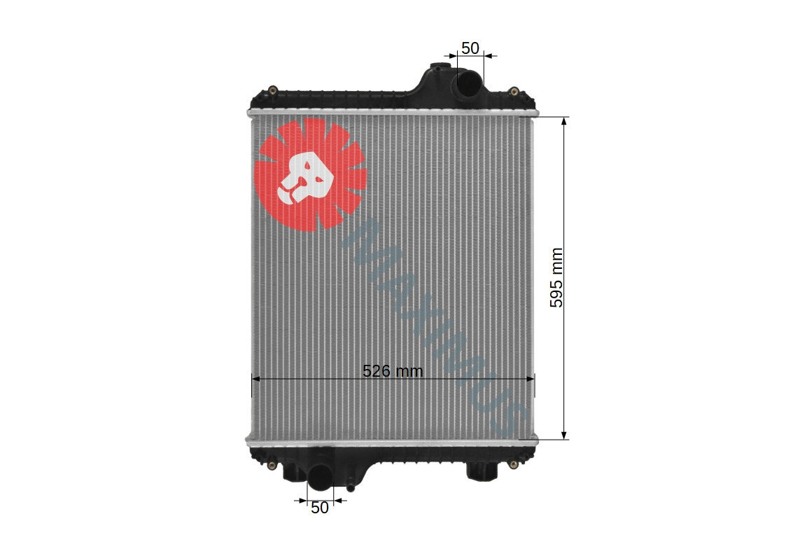 CASE NEW HOLLAND MXM140 , MXM155 , TM140 , TM155 - مبرد المحرك - جرار: صورة 2 CASE NEW HOLLAND MXM140 , MXM155 , TM140 , TM155 - مبرد المحرك - جرار: صورة 2