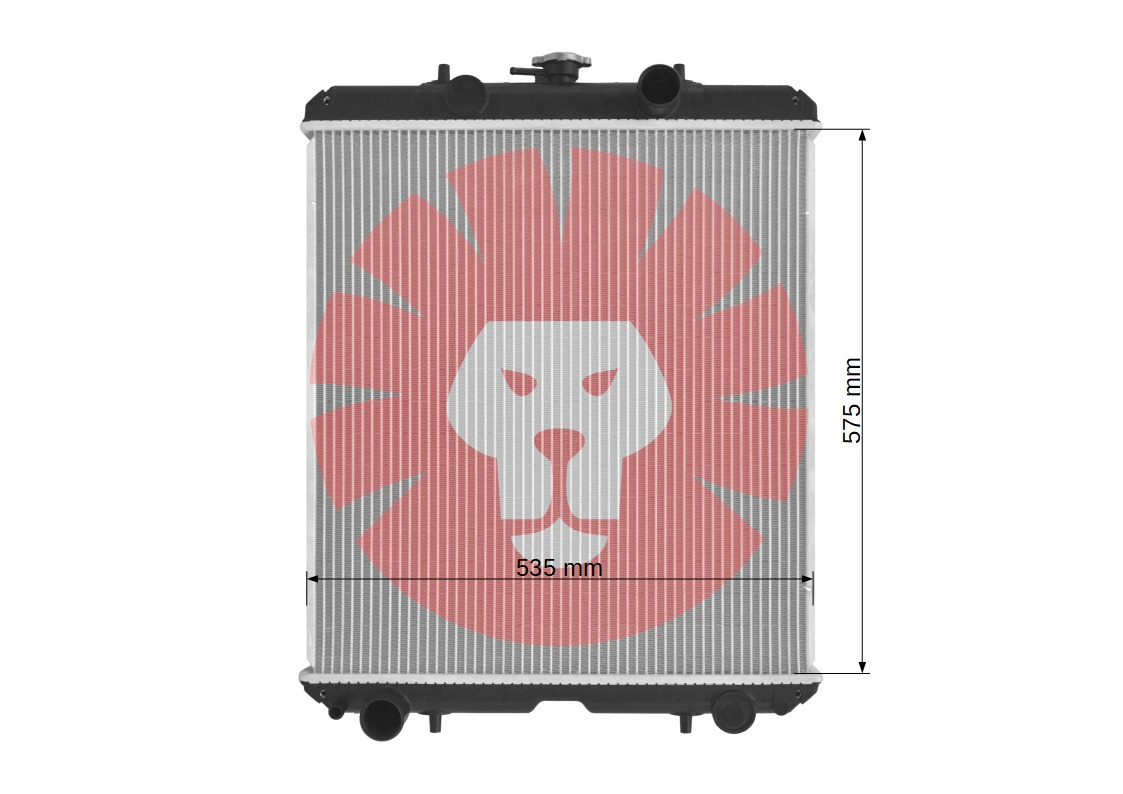 KUBOTA B1750 B2150 M100 M110 M120 M125 - مبرد المحرك - جرار: صورة 3 KUBOTA B1750 B2150 M100 M110 M120 M125 - مبرد المحرك - جرار: صورة 3