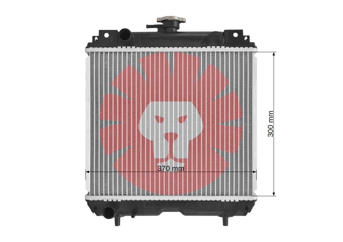 KUBOTA GB13 GB14 GB15 - مبرد المحرك - جرار صغير: صورة 3 KUBOTA GB13 GB14 GB15 - مبرد المحرك - جرار صغير: صورة 3