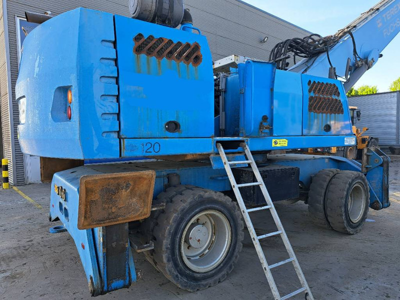 معالج النفايات لنقل القمامة Fuchs MHL360D with low hour engine + grapple: صورة 11