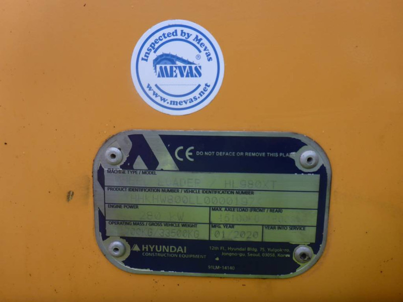 Hyundai HL980XT Hyundai HL980XT: صورة 17