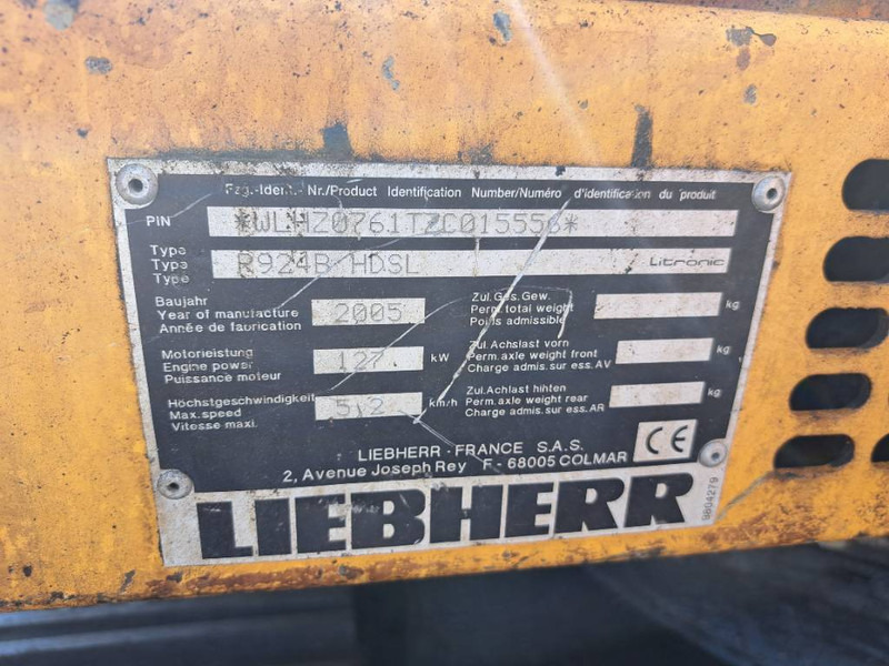 حفار زحاف Liebherr R924B HDSL: صورة 11