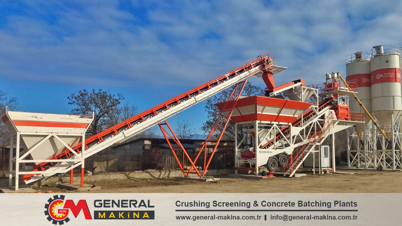 جديدة مصنع الخرسانة General Makina Diamond 60 m3 Mobile Concrete Batching Plant: صورة 6