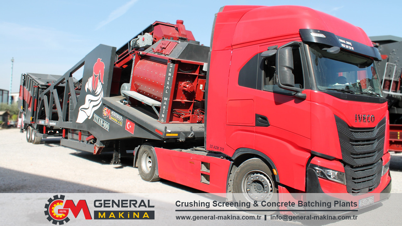 General Makina Titan 100 m3 Mobile Concrete Batching Plant - مصنع الخرسانة: صورة 4 General Makina Titan 100 m3 Mobile Concrete Batching Plant - مصنع الخرسانة: صورة 4
