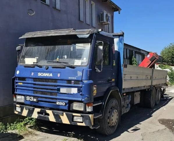 Scania 93 Carne - شاحنة كرين: صورة 1 Scania 93 Carne - شاحنة كرين: صورة 1