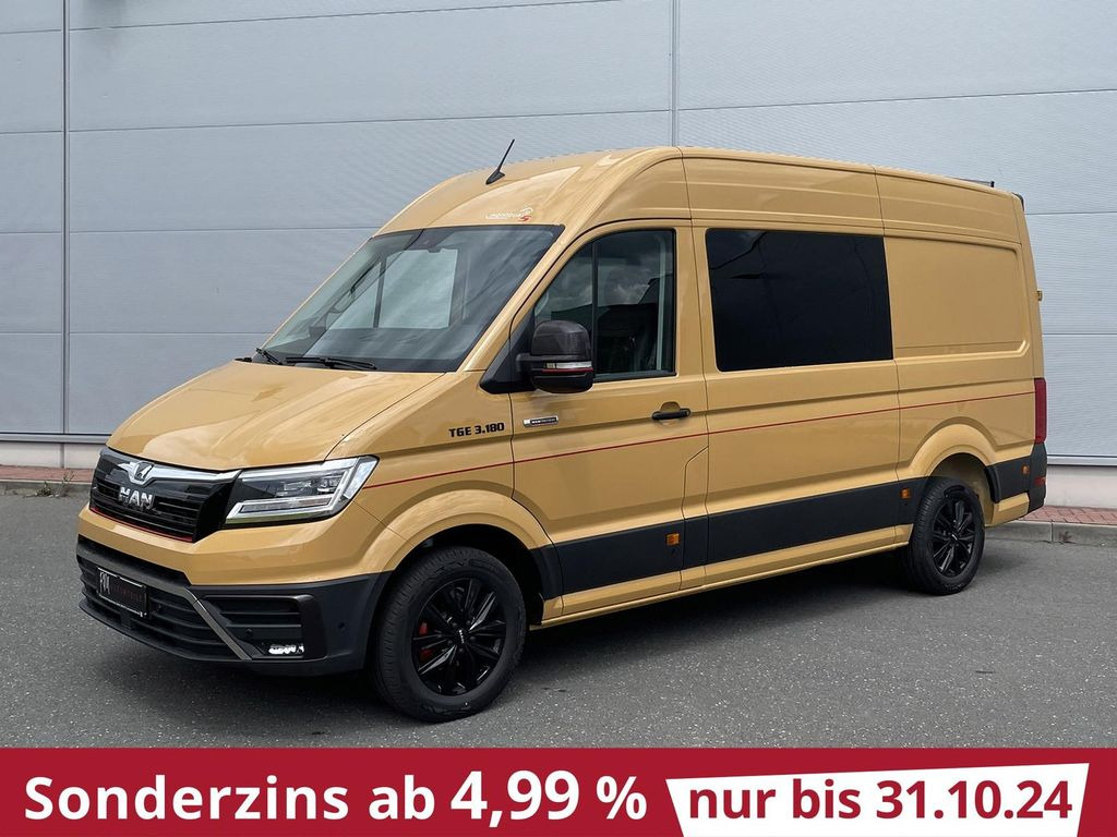 فان, الشاحنات الصغيرة كابينة مزدوجة MAN TGE 3.180 L3H3 MIXTO Individual Lion S ACC LED: صورة 1