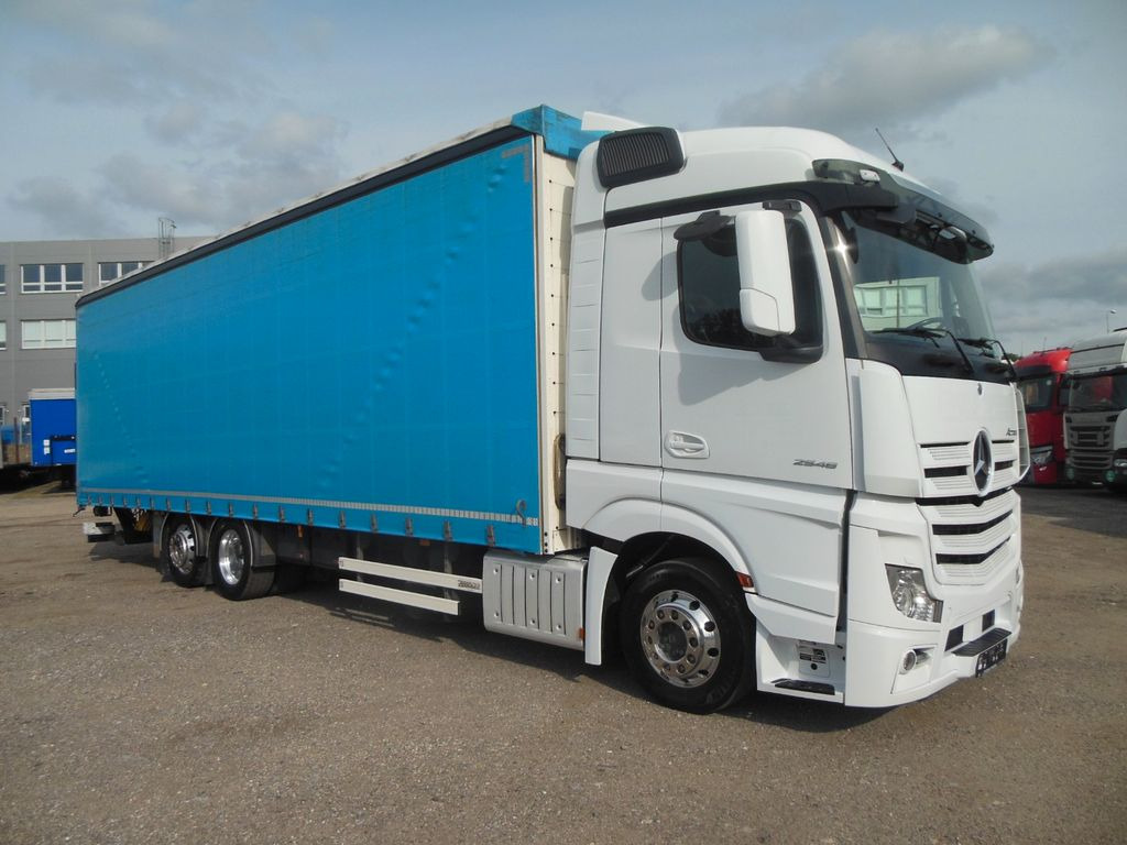 Mercedes-Benz ACTROS 2546, 24 PALETTEN, LBW, ALU FELGEN, TOP!! - شاحنة ستارة: صورة 2 Mercedes-Benz ACTROS 2546, 24 PALETTEN, LBW, ALU FELGEN, TOP!! - شاحنة ستارة: صورة 2