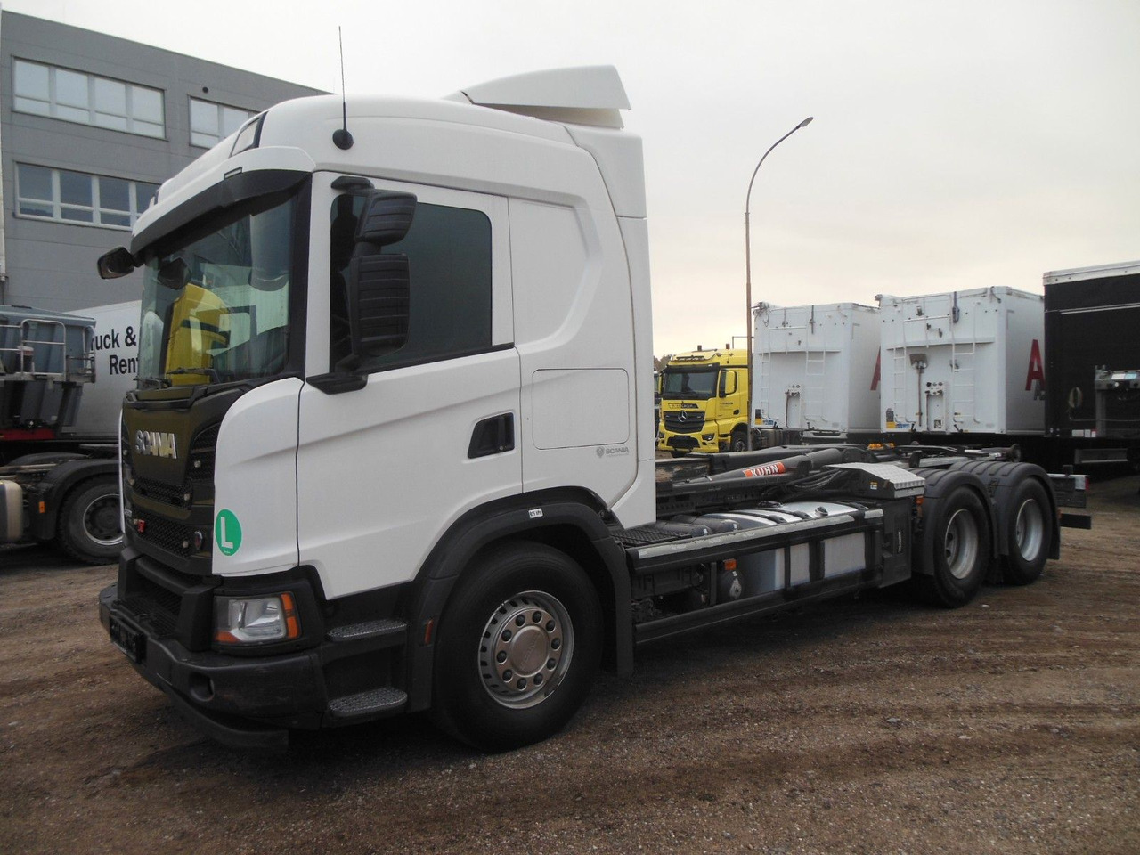 Scania G500, 6X4, VOLL LUFT, PALFINGER T20 - شاحنة ذات خطاف: صورة 1 Scania G500, 6X4, VOLL LUFT, PALFINGER T20 - شاحنة ذات خطاف: صورة 1