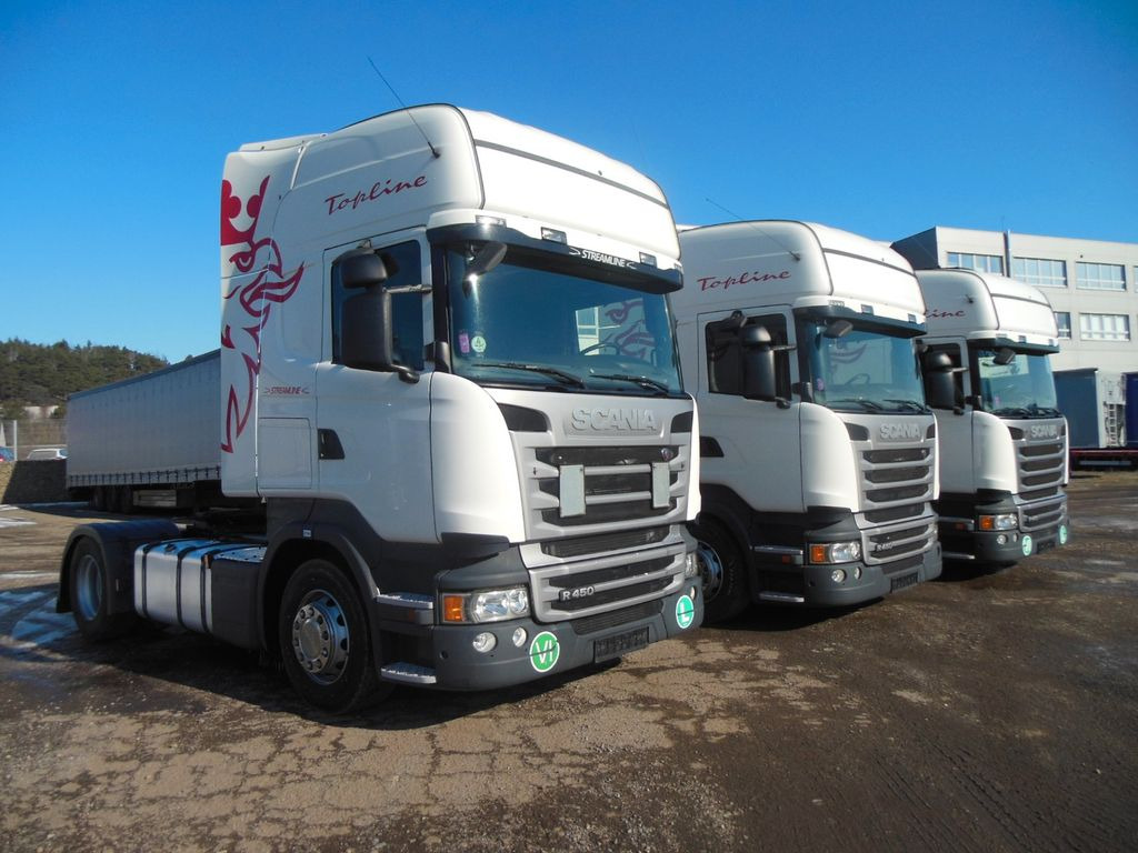 Scania R 450, RETARDER, STANDKLIMA, 3 STÜCKS AM LAGER!! - وحدة جر: صورة 1 Scania R 450, RETARDER, STANDKLIMA, 3 STÜCKS AM LAGER!! - وحدة جر: صورة 1