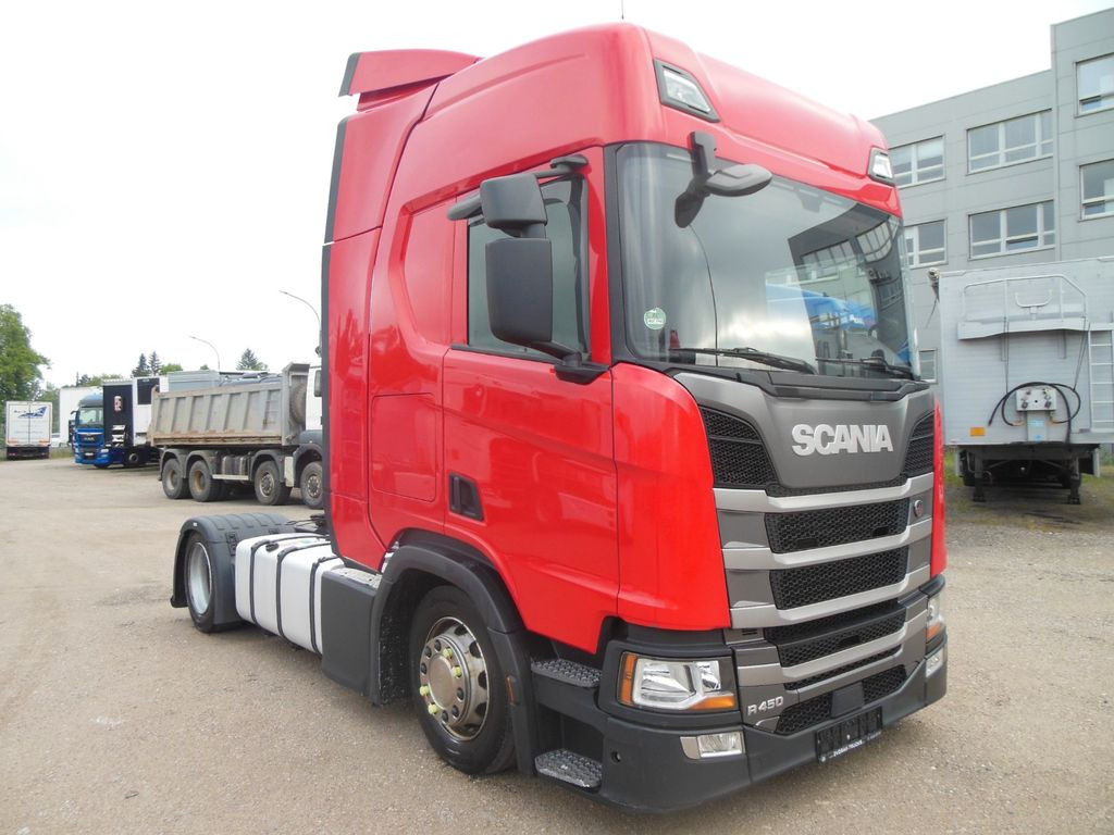 Scania R450 LOWDECK, RETARDER, STANDKLIMA, VOLL LUFT Scania R450 LOWDECK, RETARDER, STANDKLIMA, VOLL LUFT - وحدة جر: صورة 2 Scania R450 LOWDECK, RETARDER, STANDKLIMA, VOLL LUFT Scania R450 LOWDECK, RETARDER, STANDKLIMA, VOLL LUFT - وحدة جر: صورة 2
