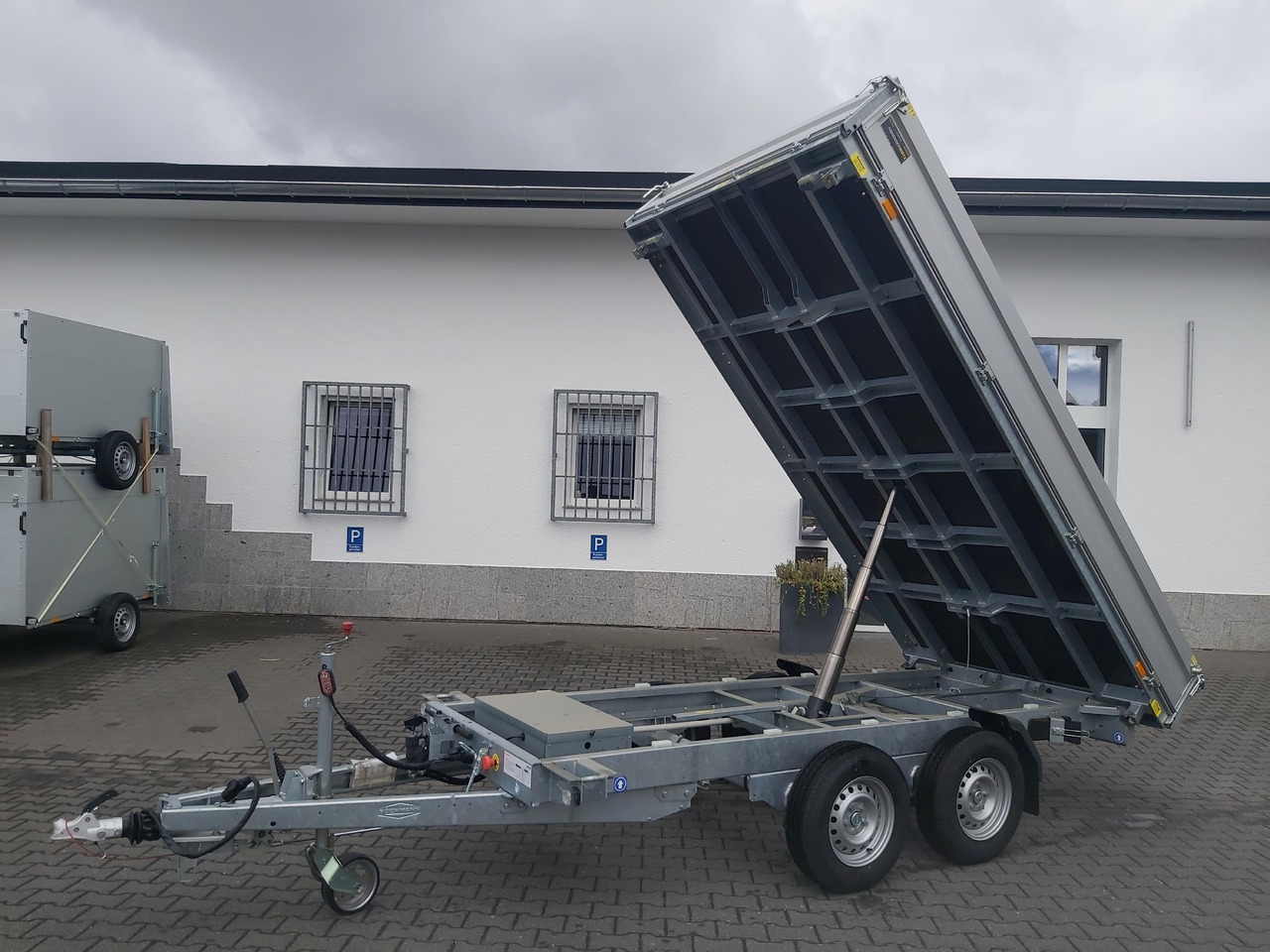 مقطورة قلاب Böckmann Kipper DK AL 3718/35 Profi 374x180x35cm Elektrisch + NHP (L) 3500kg Modell 2024: صورة 6