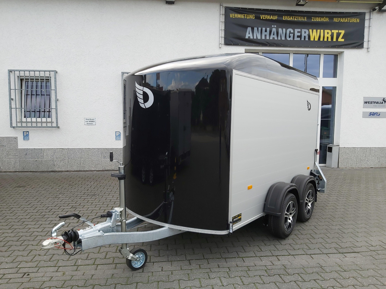 Cargo Roadster 500 312x167x199cm Alu Poly black Seitentür Alufelgen dark Pullman 100 km/H 2000kg - مقطورة صندوق مغلق: صورة 3 Cargo Roadster 500 312x167x199cm Alu Poly black Seitentür Alufelgen dark Pullman 100 km/H 2000kg - مقطورة صندوق مغلق: صورة 3