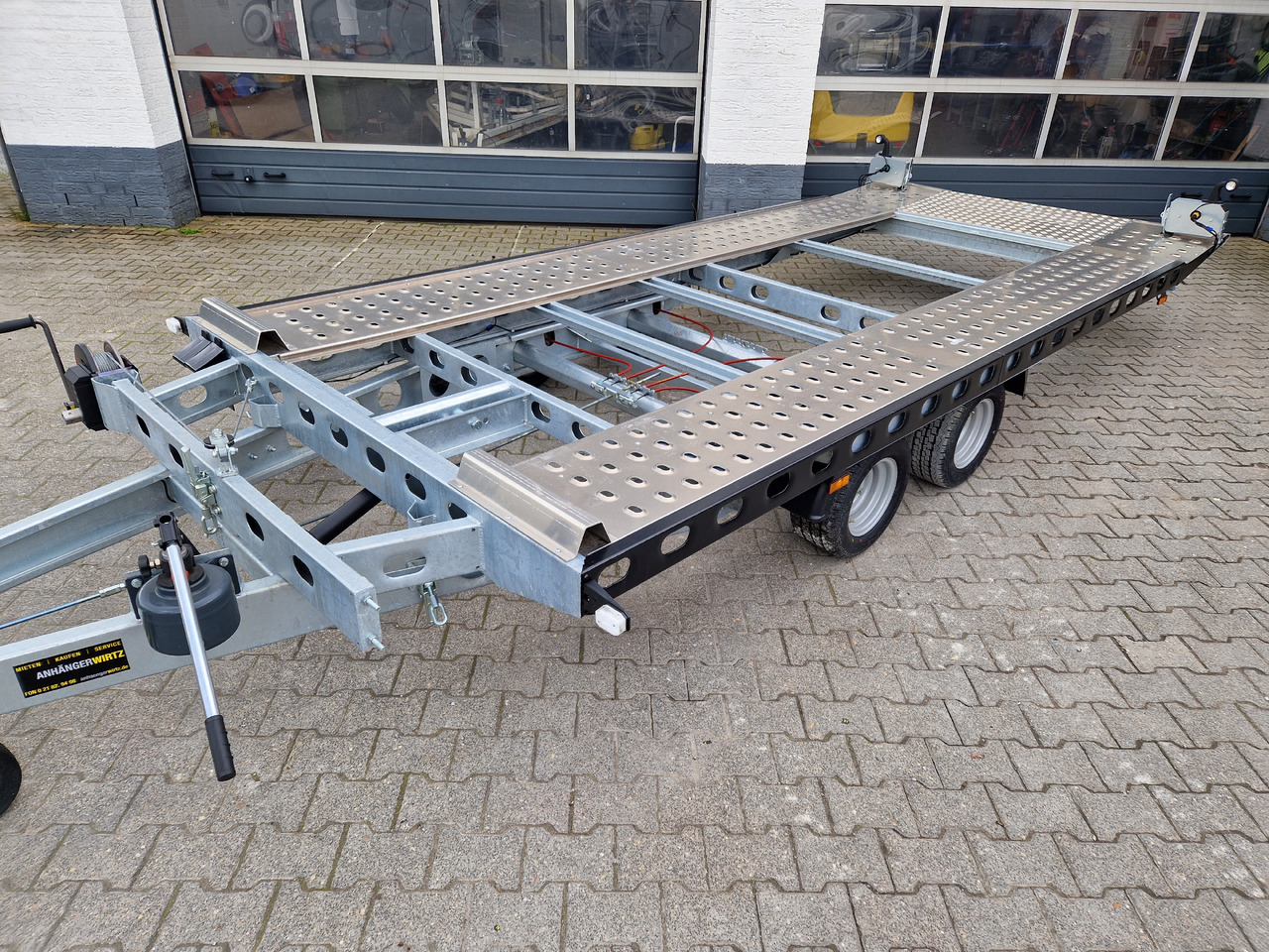Cartrailer Merkur 3000 460x203cm blackline easyload ankippbar Seilwinde 100km/H 10" 3000kg Cartrailer Merkur 3000 460x203cm blackline easyload ankippbar Seilwinde 100km/H 10" 3000kg: صورة 9