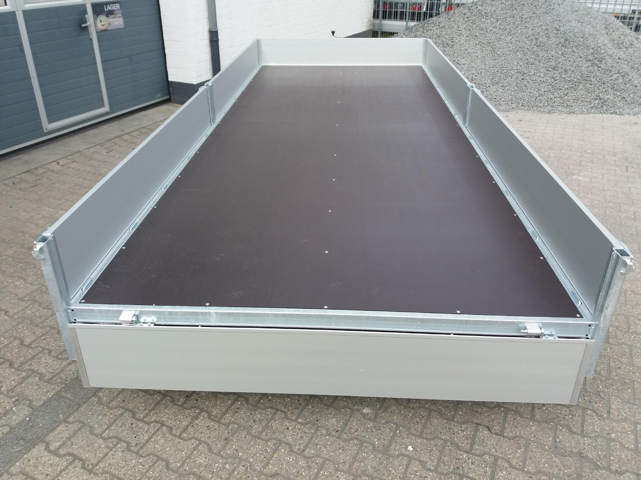مقطورات مسطحة Hochlader 506x200x30cm niedrig Fahrwerk 13" Lfh 63cm (XXL) 3000kg Aktion Abverkauf: صورة 8