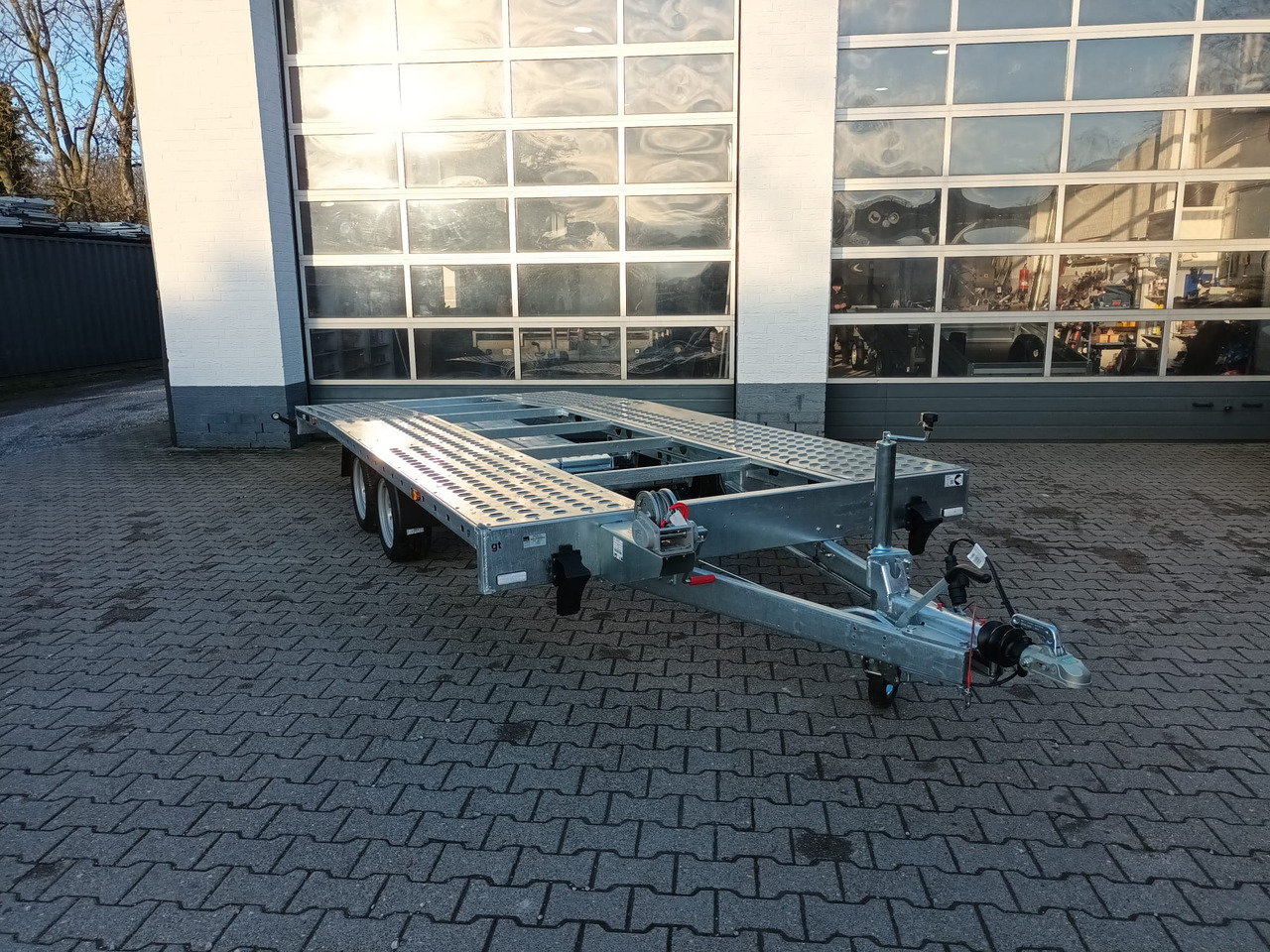 Martz GT UNIDECK PLUS 450/2 S 2,7T Lohr Stahl Fahrschienen Winde 13" 2700kg - مقطورة شحن نقل السيارات: صورة 4 Martz GT UNIDECK PLUS 450/2 S 2,7T Lohr Stahl Fahrschienen Winde 13" 2700kg - مقطورة شحن نقل السيارات: صورة 4
