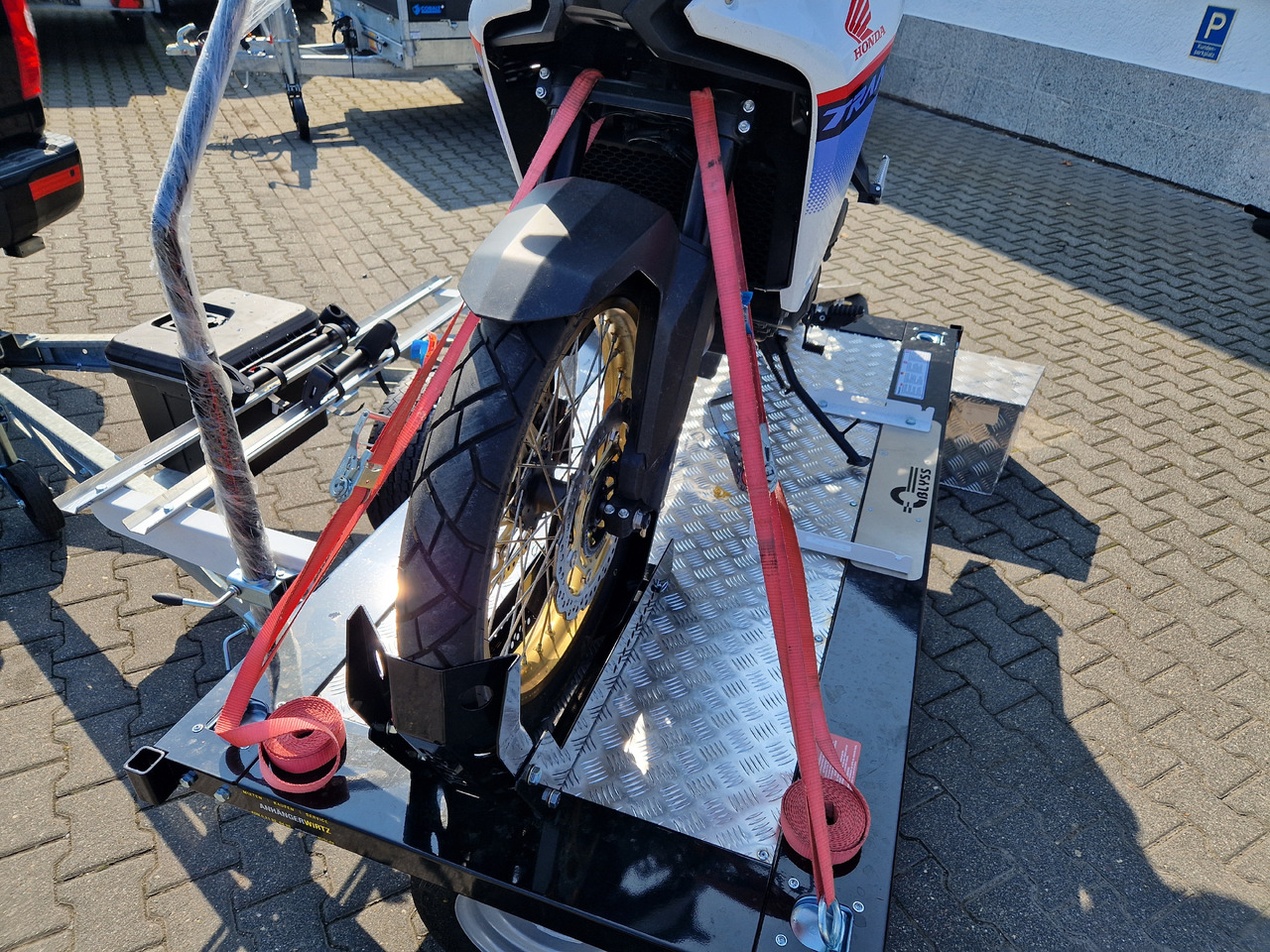 Motorradanhänger Motocamp 1 750 quer 200x107cm Motorrad Roller Fahrrad black 750kg Motorradanhänger Motocamp 1 750 quer 200x107cm Motorrad Roller Fahrrad black 750kg: صورة 15