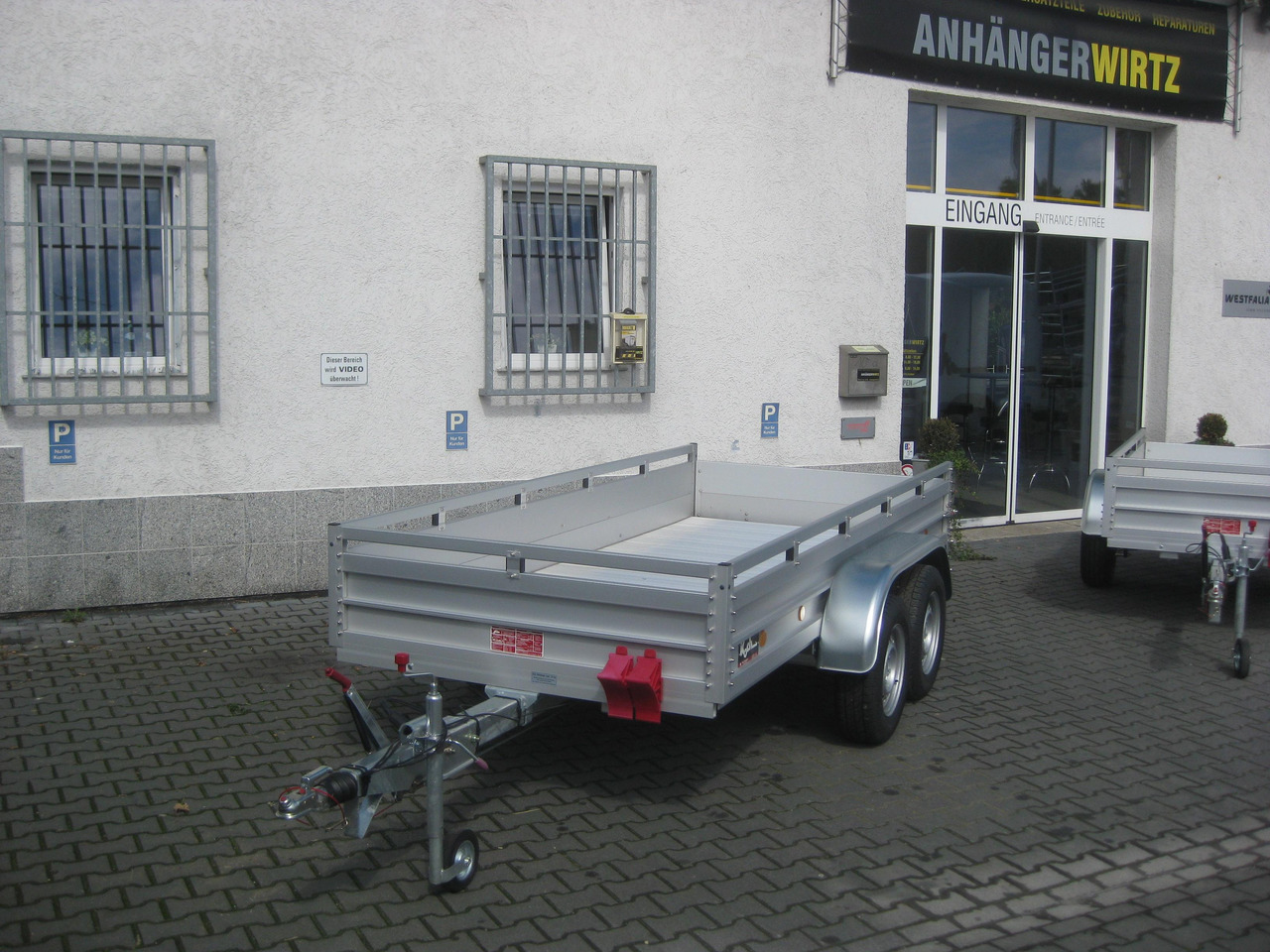 PKW Anhänger Koch Aluline+ 350x150x44cm ALUBODEN (L) 2600kg - مقطورة سيارة: صورة 1 PKW Anhänger Koch Aluline+ 350x150x44cm ALUBODEN (L) 2600kg - مقطورة سيارة: صورة 1