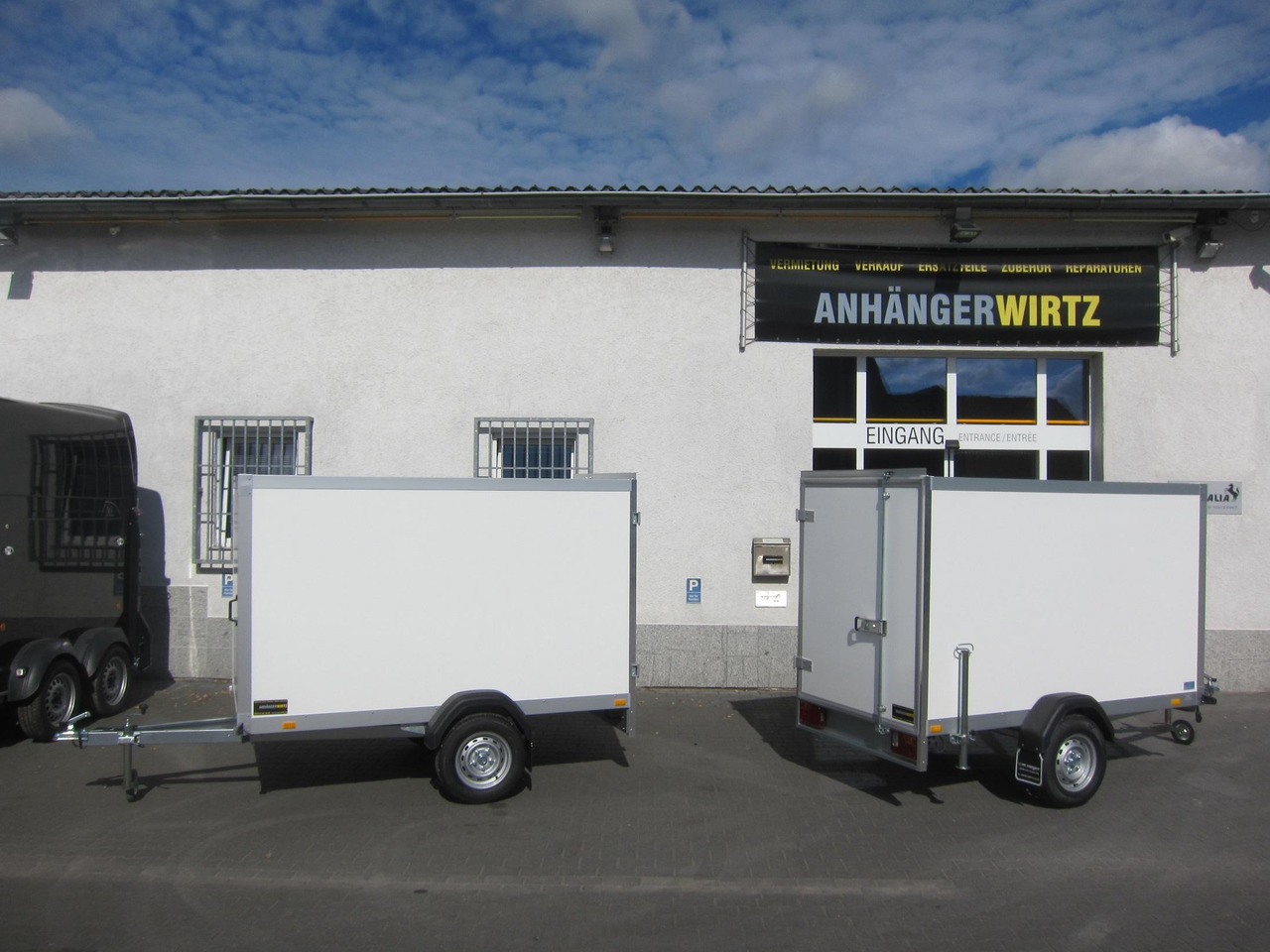 WM Meyer Koffer AZ 7525/126 150 S30 251x126x150cm (S) 750kg online Aktion Modell 2024 - مقطورة صندوق مغلق: صورة 2 WM Meyer Koffer AZ 7525/126 150 S30 251x126x150cm (S) 750kg online Aktion Modell 2024 - مقطورة صندوق مغلق: صورة 2