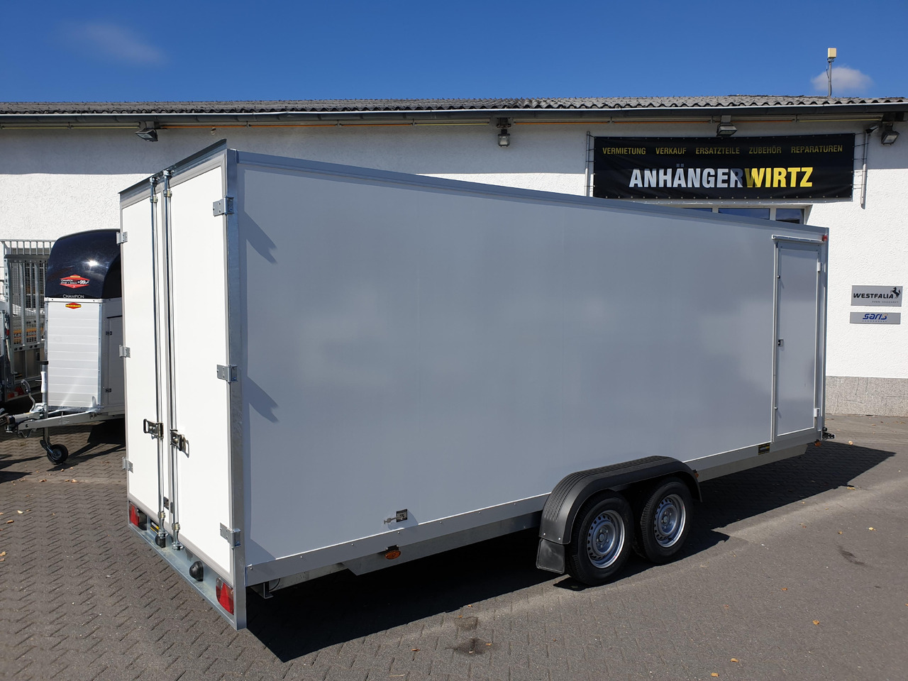 WM Meyer Kofferanhänger AZ 3560/200 S40 601x200x205cm Seitentür Profiline 3500kg Modell 2023 - مقطورة صندوق مغلق: صورة 3 WM Meyer Kofferanhänger AZ 3560/200 S40 601x200x205cm Seitentür Profiline 3500kg Modell 2023 - مقطورة صندوق مغلق: صورة 3