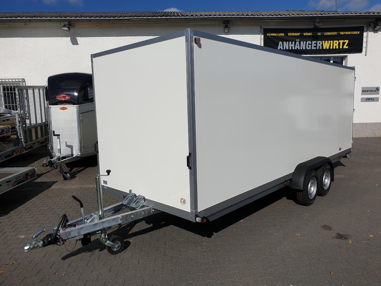 WM Meyer Kofferanhänger AZ 3560/200 S40 601x200x205cm Seitentür Profiline 3500kg Modell 2023 - مقطورة صندوق مغلق: صورة 4 WM Meyer Kofferanhänger AZ 3560/200 S40 601x200x205cm Seitentür Profiline 3500kg Modell 2023 - مقطورة صندوق مغلق: صورة 4