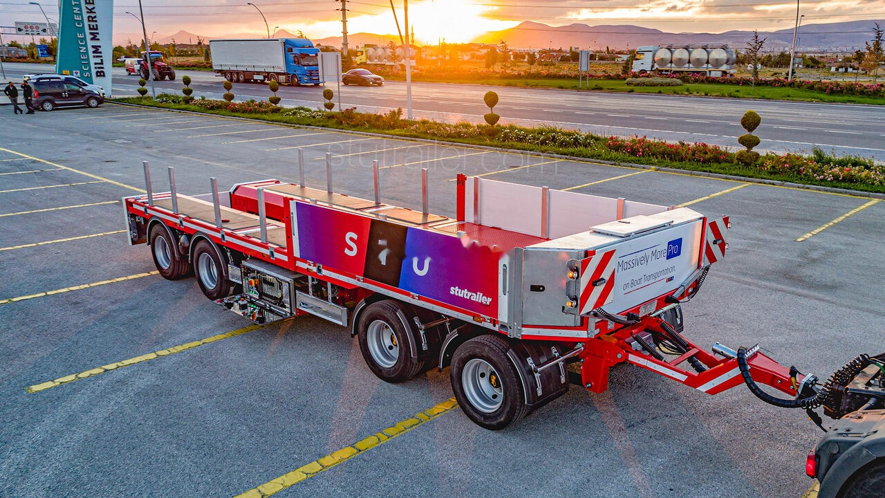 STU 3 Axle Boat Trailer / 4 Axle Yacht Carrier Trailer - مقطورة القارب: صورة 2 STU 3 Axle Boat Trailer / 4 Axle Yacht Carrier Trailer - مقطورة القارب: صورة 2